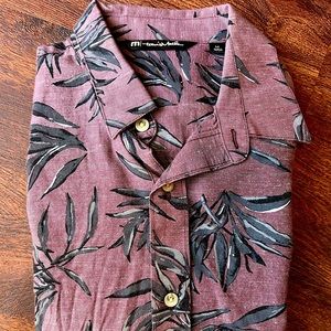 TravisMathew Floral Button-Up Shirt